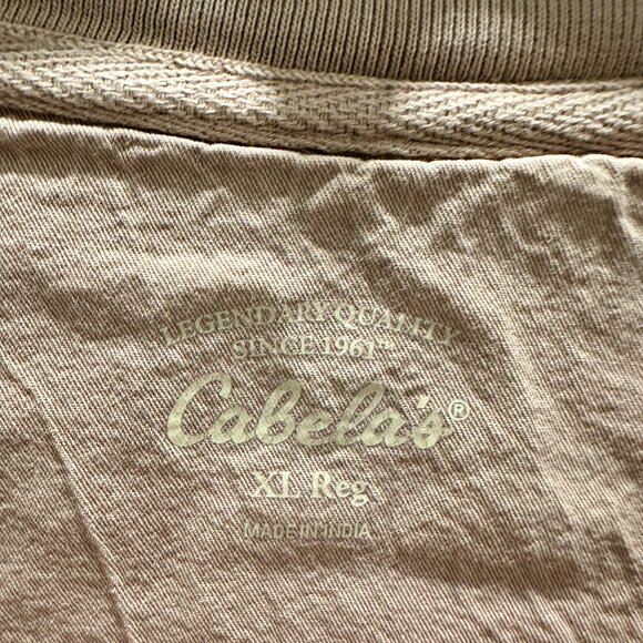 Cabelas Men's Tan XL Pullover - Picture 2 of 4